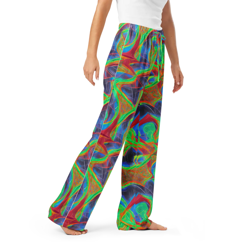 Afterglow Labyrinth on Women's Pajama Pants — Right Front