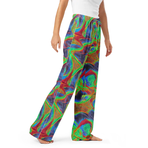 Afterglow Labyrinth on a Women's Pajama Pants