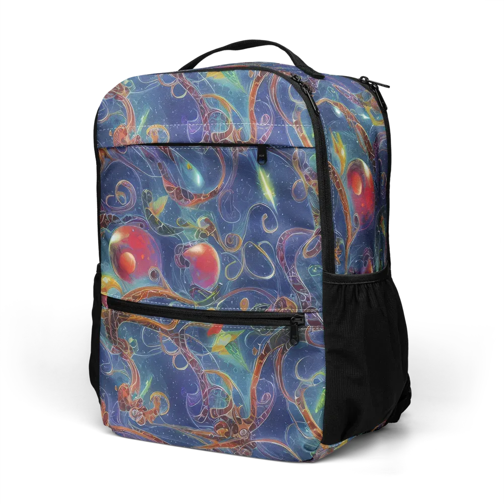 Sapphire Eden on Utility Backpack — Left Front