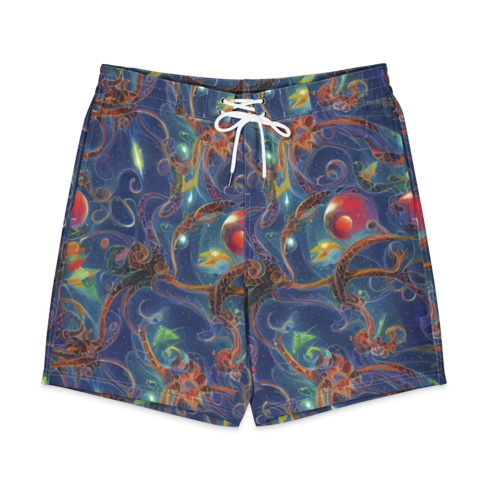 Sapphire Eden on Men's Board Shorts — Front