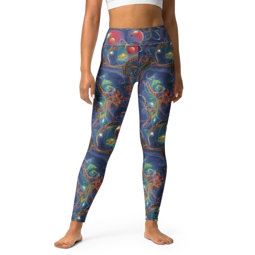Sapphire Eden on a Yoga Leggings