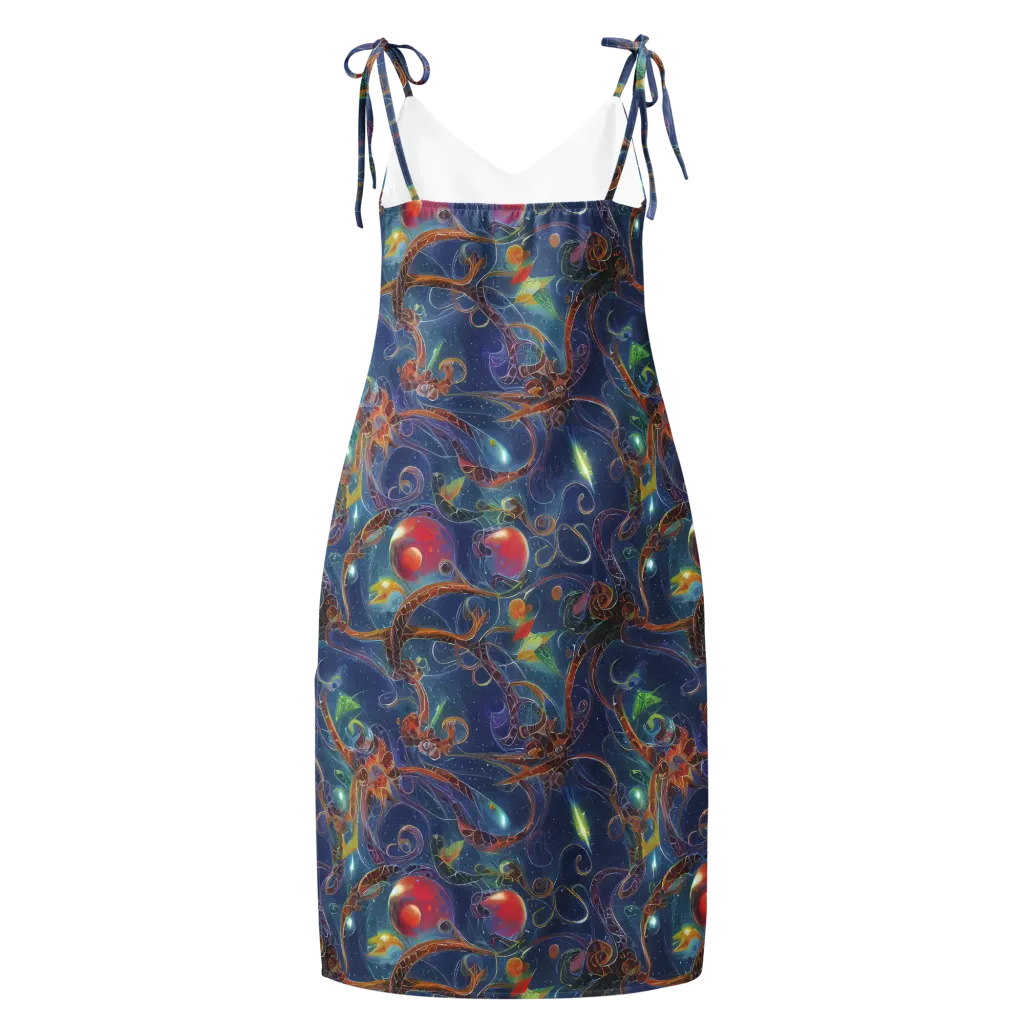 Sapphire Eden on Slip Dress — Back