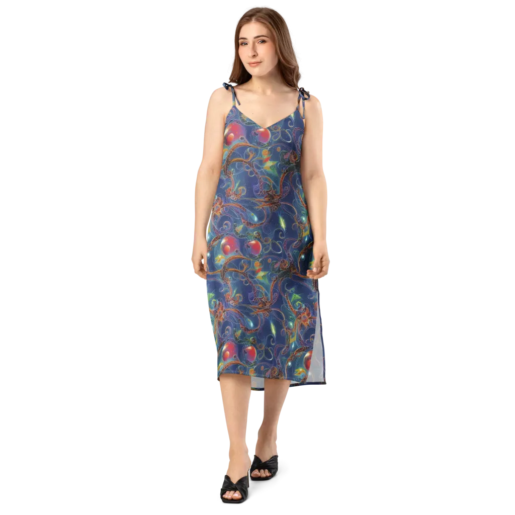 Sapphire Eden on Slip Dress — Front