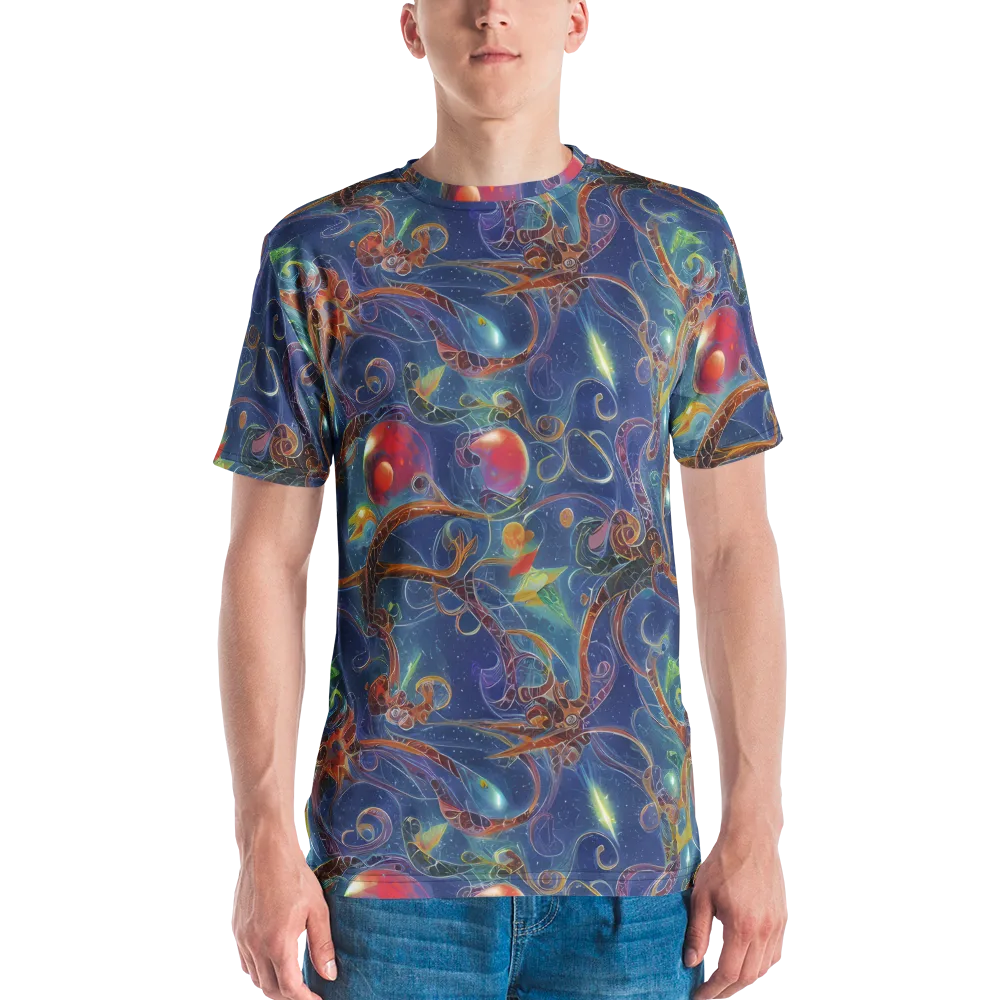 Sapphire Eden on Men's Crew Neck T-Shirt — Front