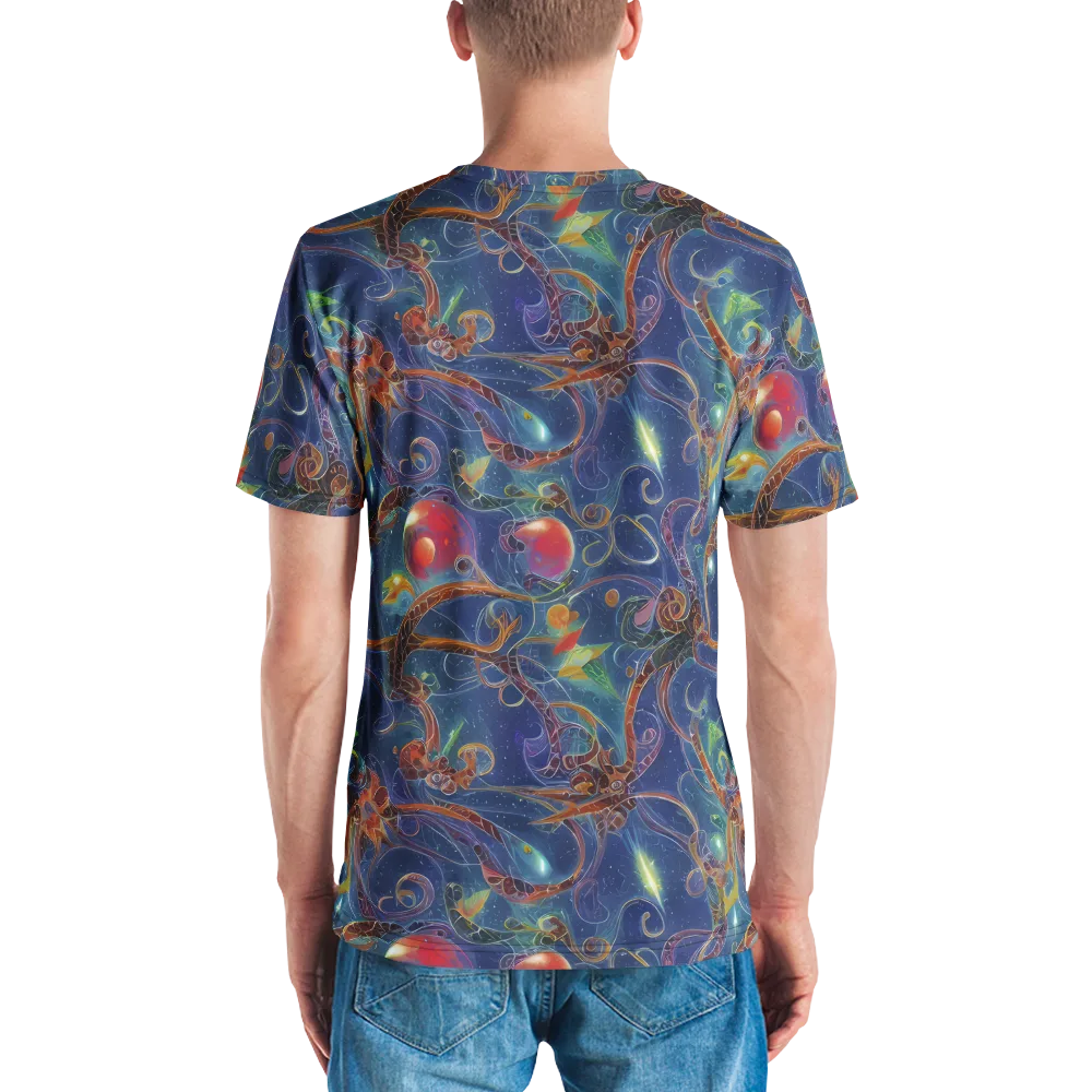 Sapphire Eden on Men's Crew Neck T-Shirt — Back