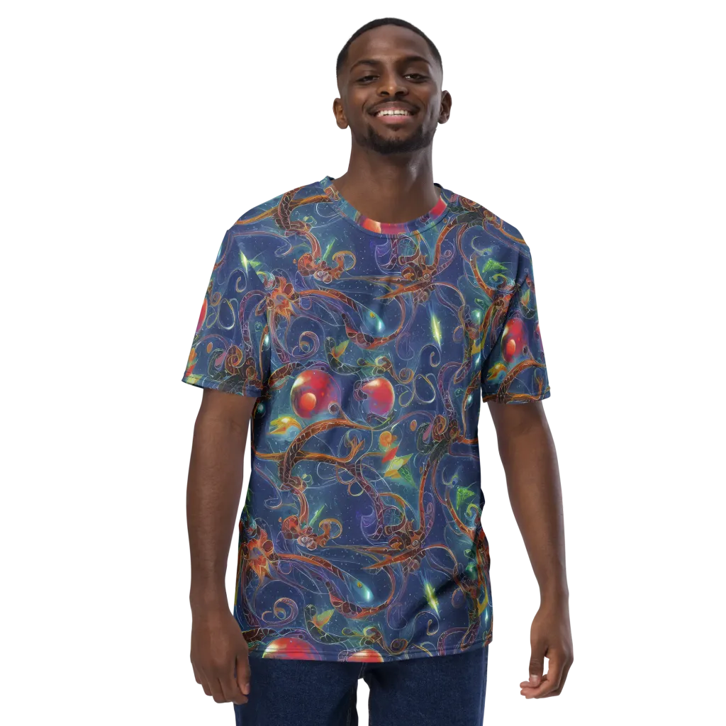 Sapphire Eden on Men's Crew Neck T-Shirt — Front