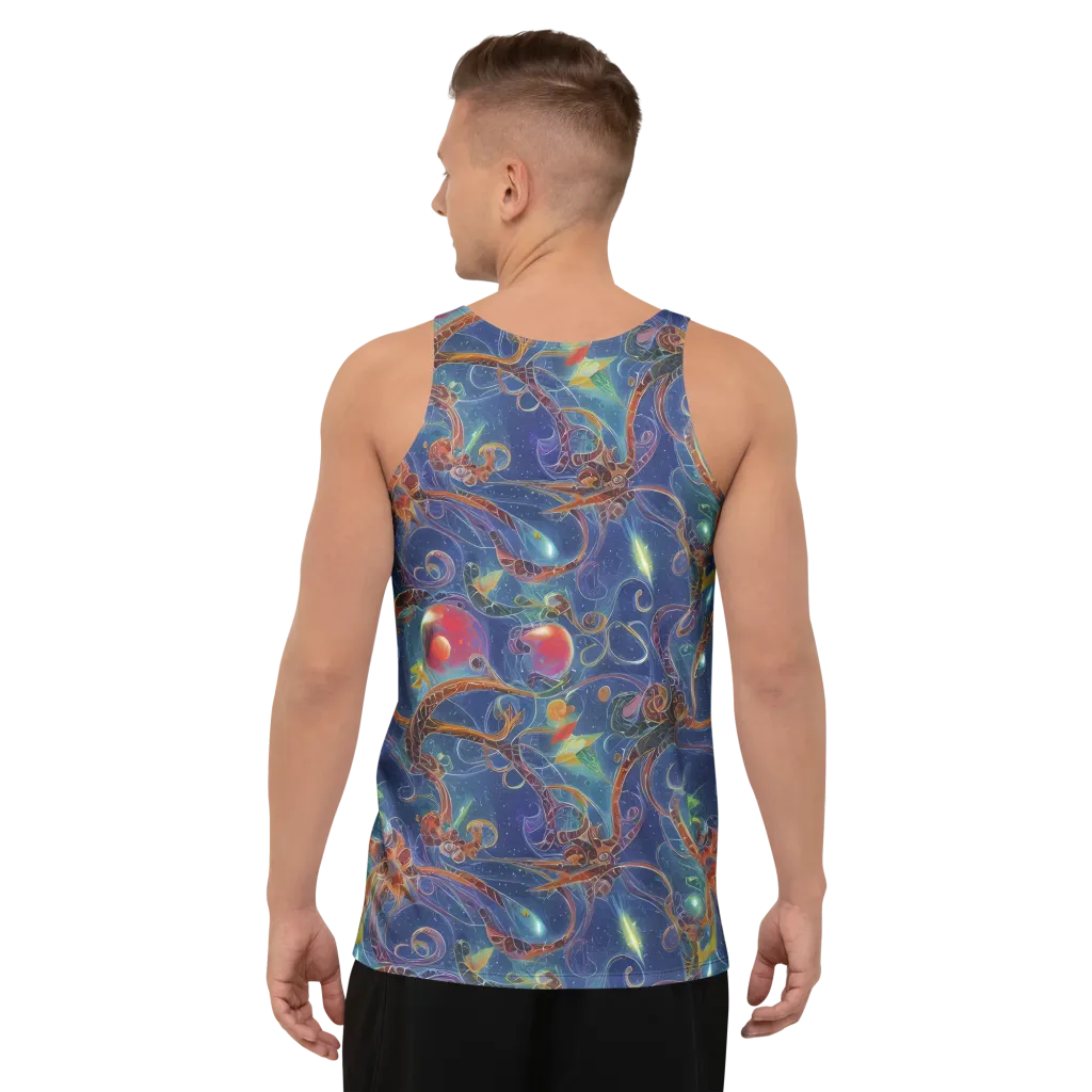 Sapphire Eden on Men's Tank Top — Back