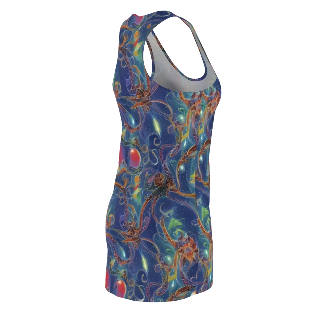 Sapphire Eden on Racerback Dress — Back Side