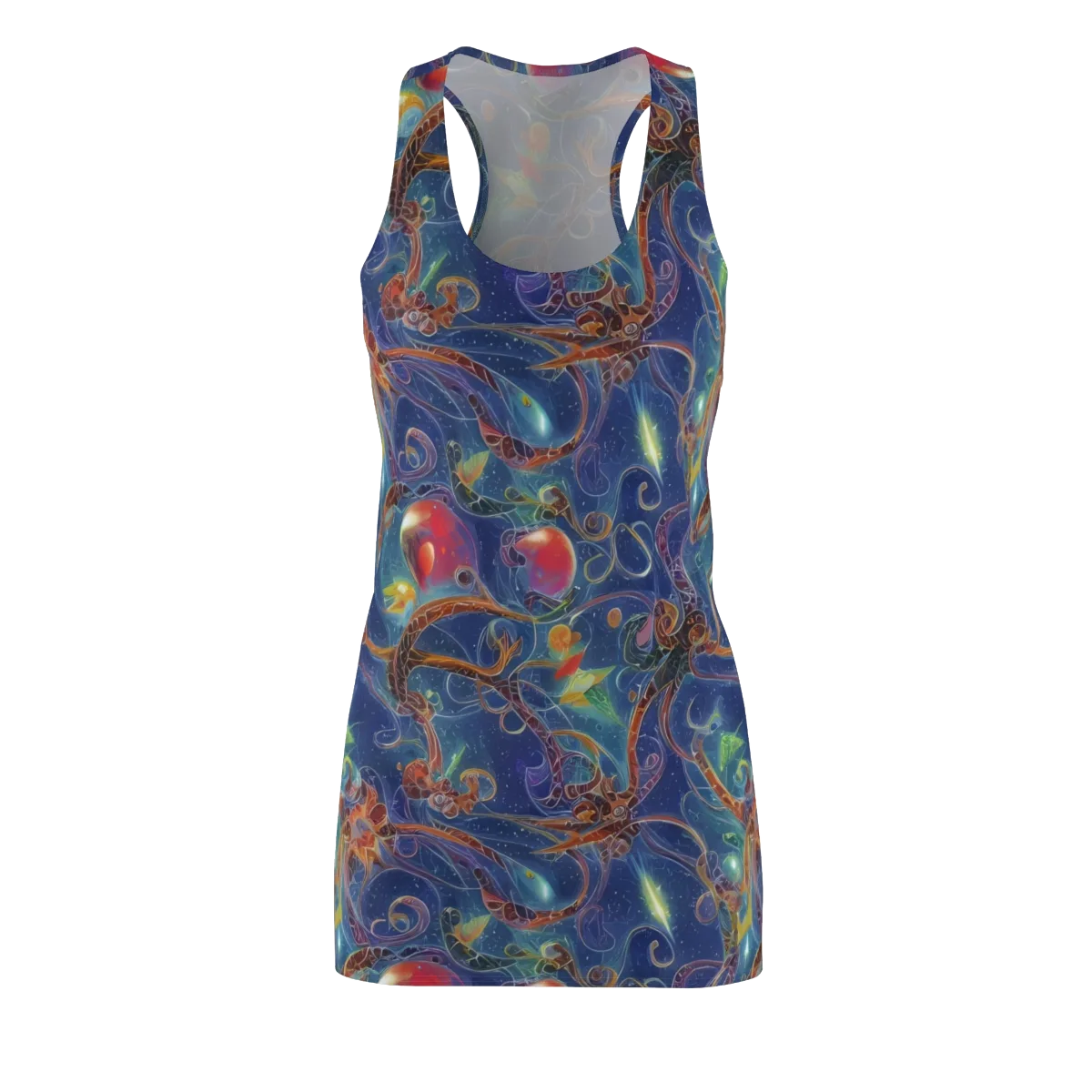 Sapphire Eden on Racerback Dress — Front