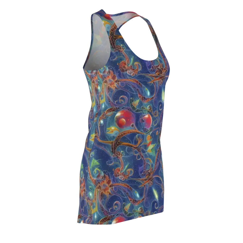 Sapphire Eden on Racerback Dress — Front Side