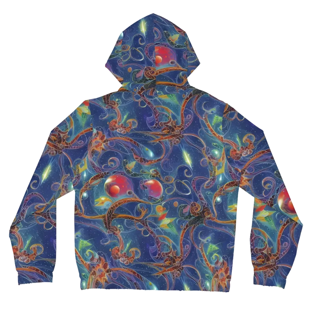 Sapphire Eden on Women's Full-Zip Hoodie — Back