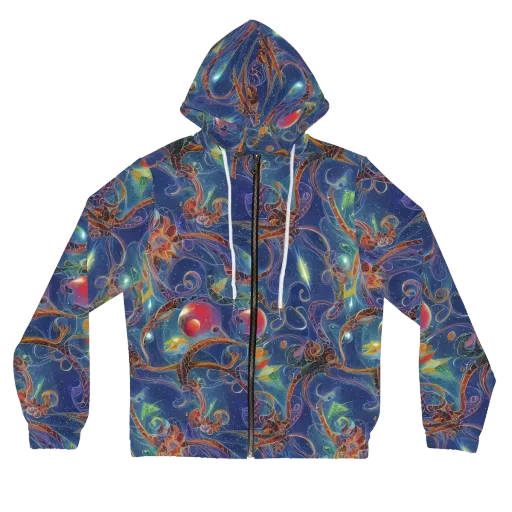 Sapphire Eden on a Women's Full-Zip Hoodie