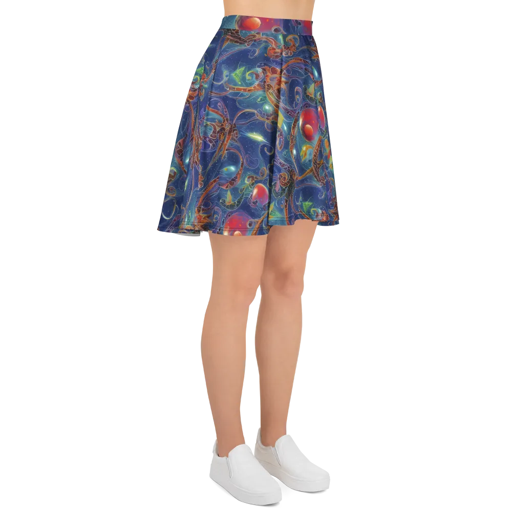 Sapphire Eden on Skater Skirt — Right