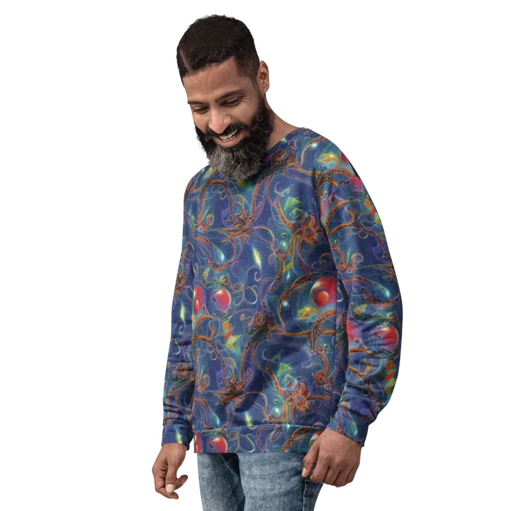 Sapphire Eden on Sweatshirt — Left Front