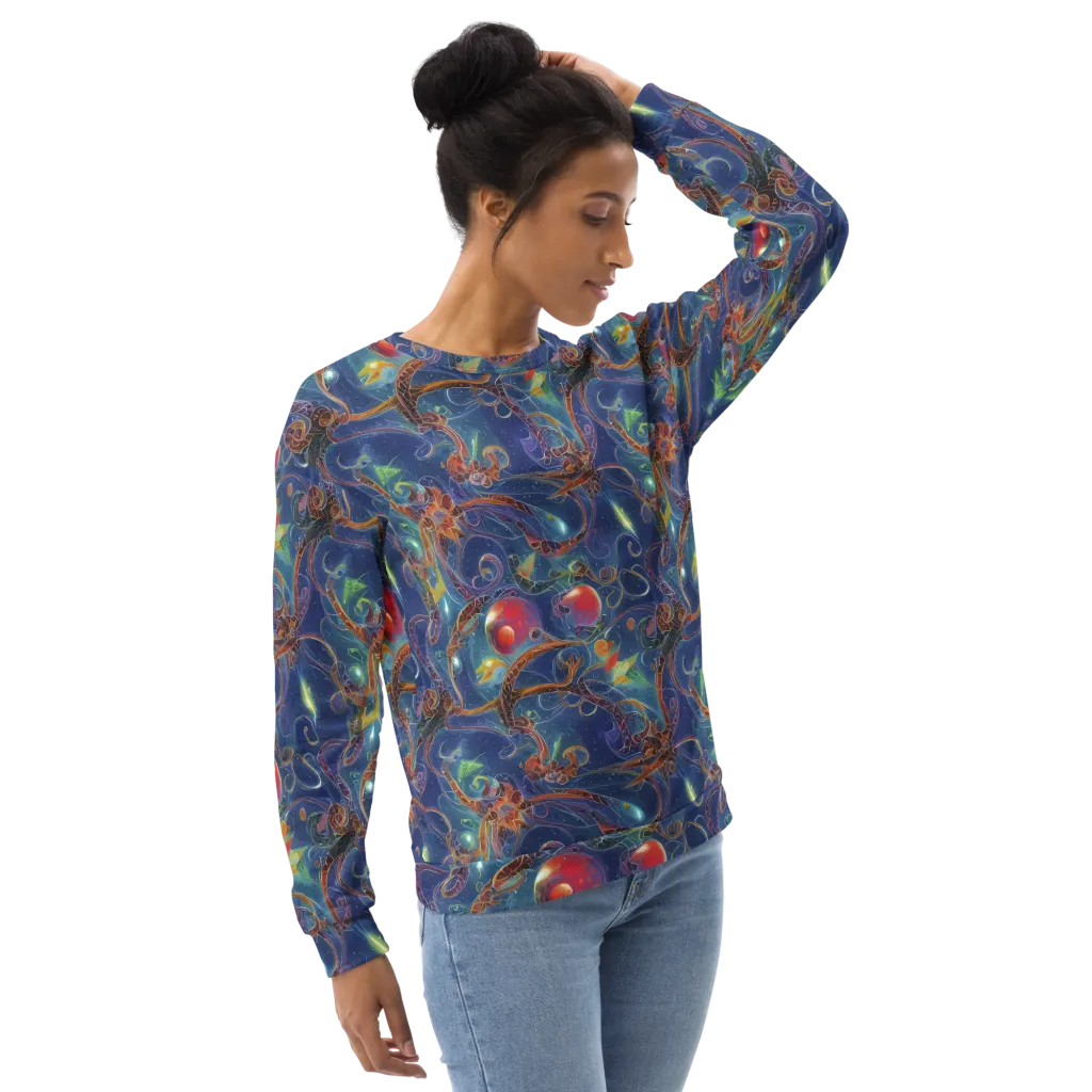 Sapphire Eden on Sweatshirt — Right Front