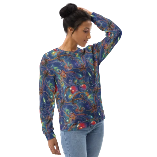 Sapphire Eden on a Sweatshirt