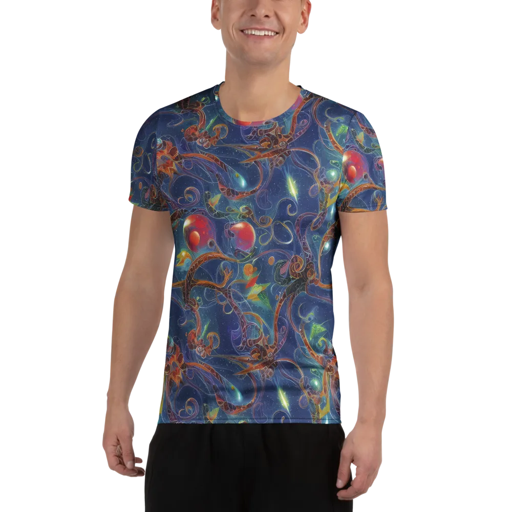 Sapphire Eden on Men's Athletic T-Shirt — Front