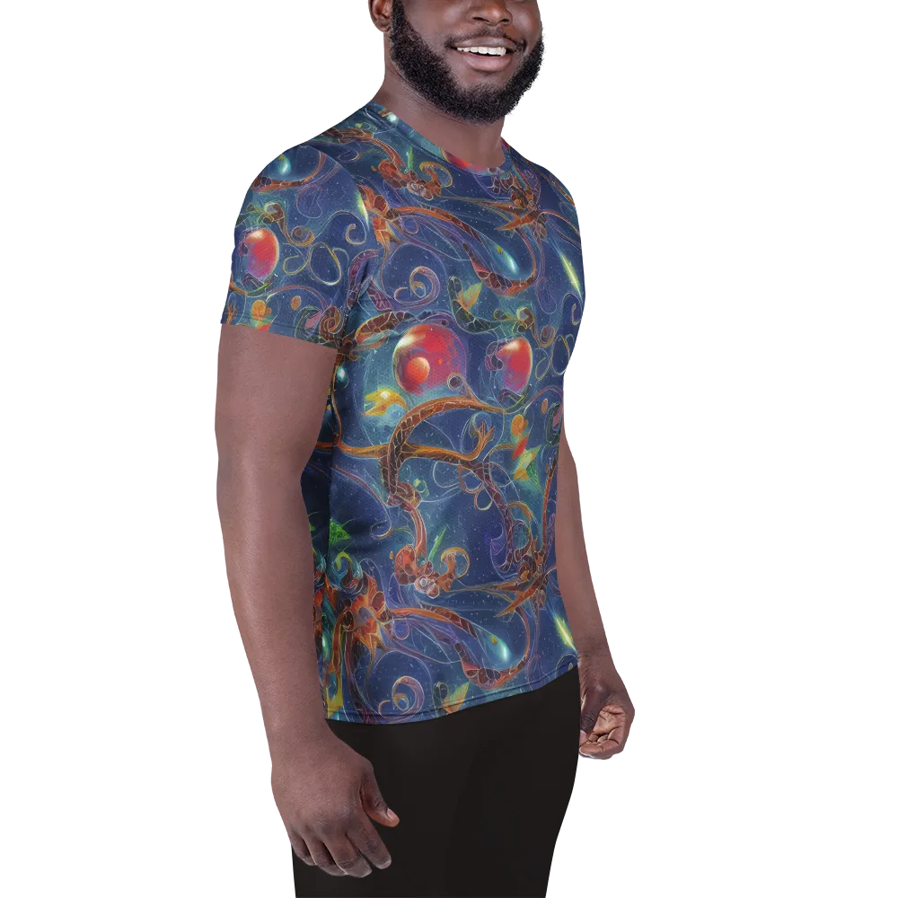Sapphire Eden on Men's Athletic T-Shirt — Right