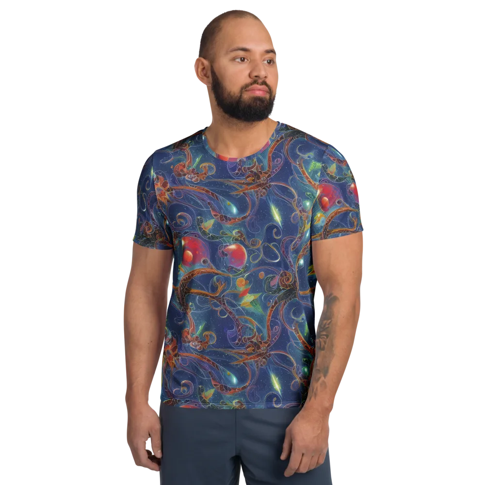 Sapphire Eden on Men's Athletic T-Shirt — Front