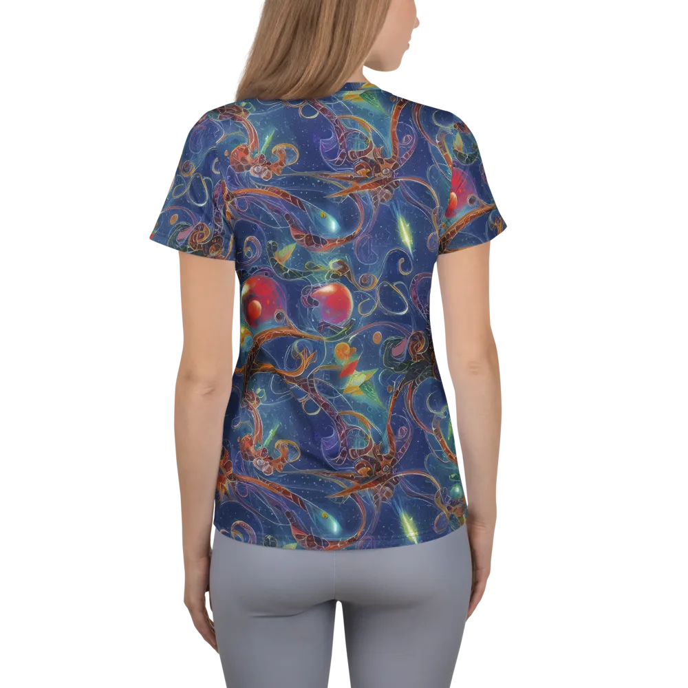 Sapphire Eden on Women's Athletic T-Shirt — Back