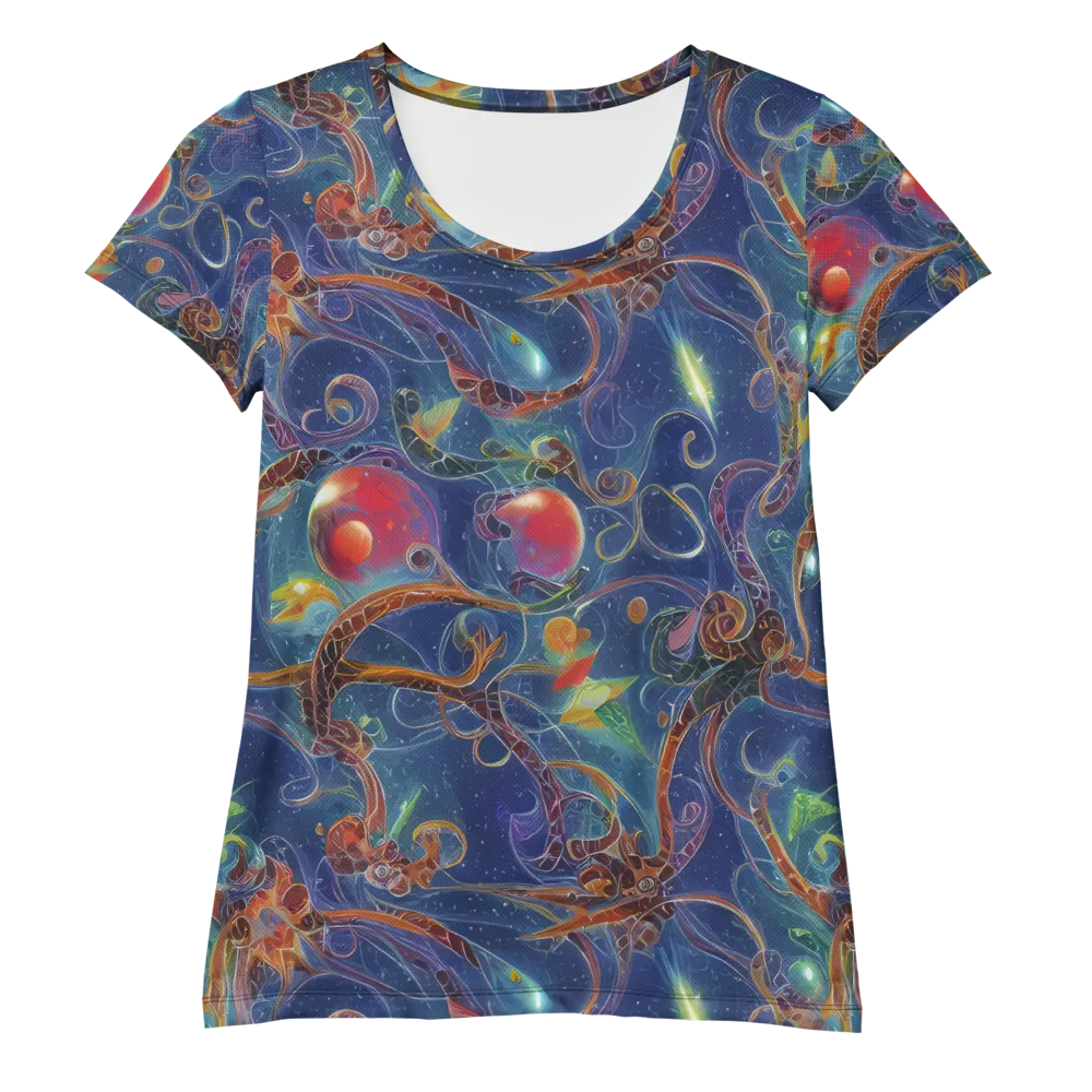 Sapphire Eden on Women's Athletic T-Shirt — Front
