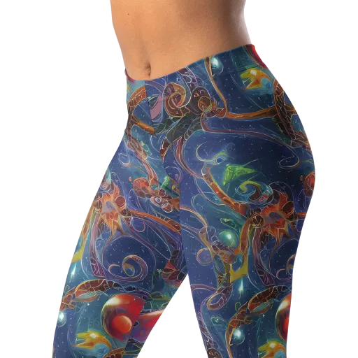 Sapphire Eden on a Leggings