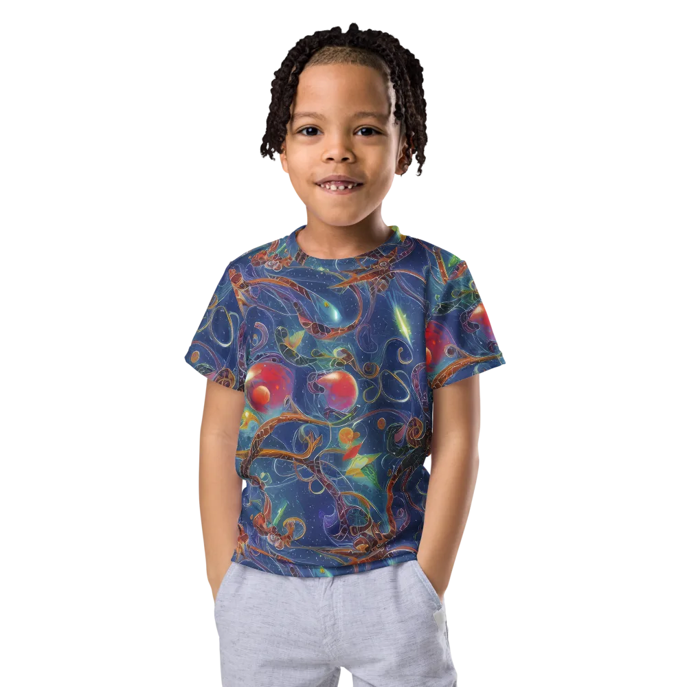 Sapphire Eden on Kids Crew Neck T-Shirt — Front