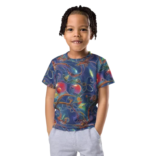 Sapphire Eden on a Kids Crew Neck T-Shirt