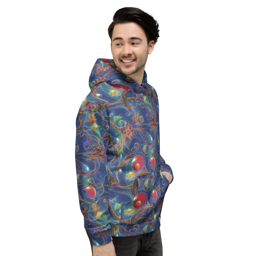 Sapphire Eden on Hoodie — Right