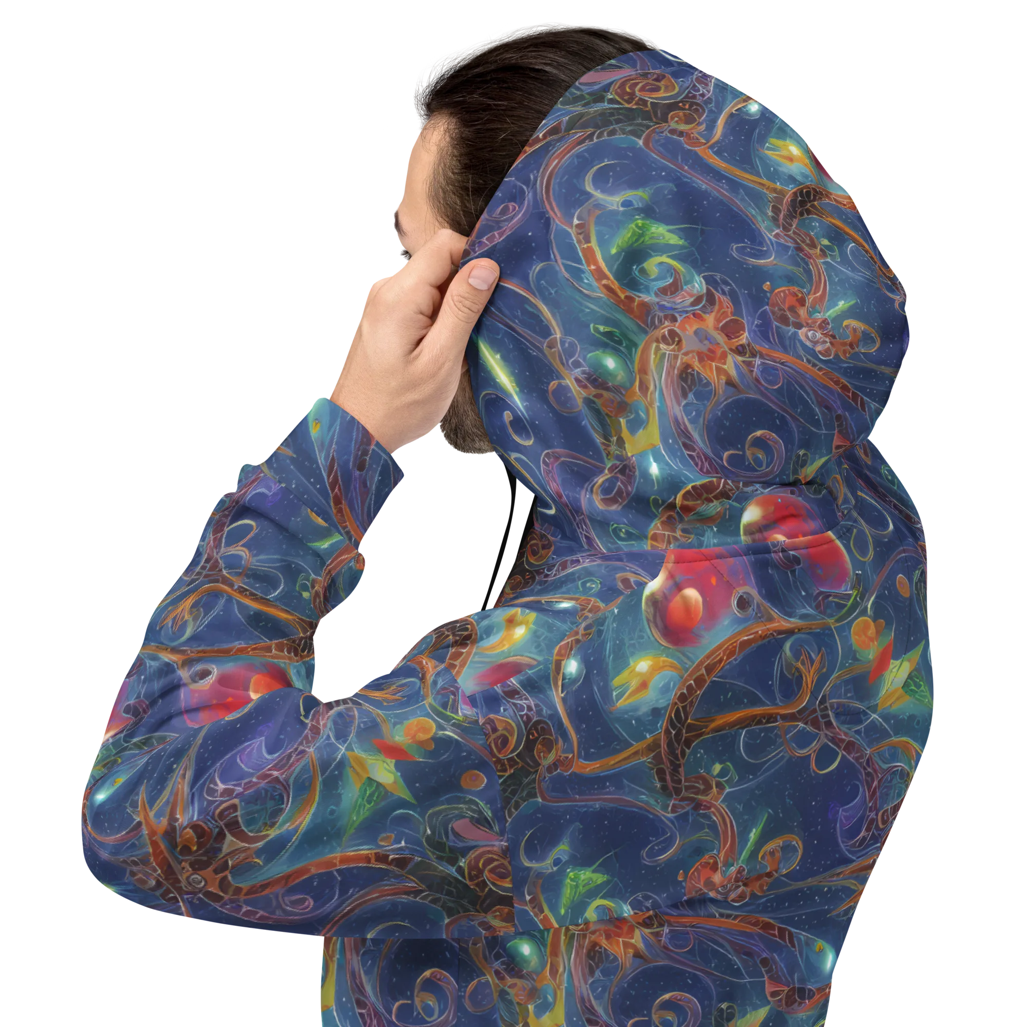 Sapphire Eden on Hoodie — Back