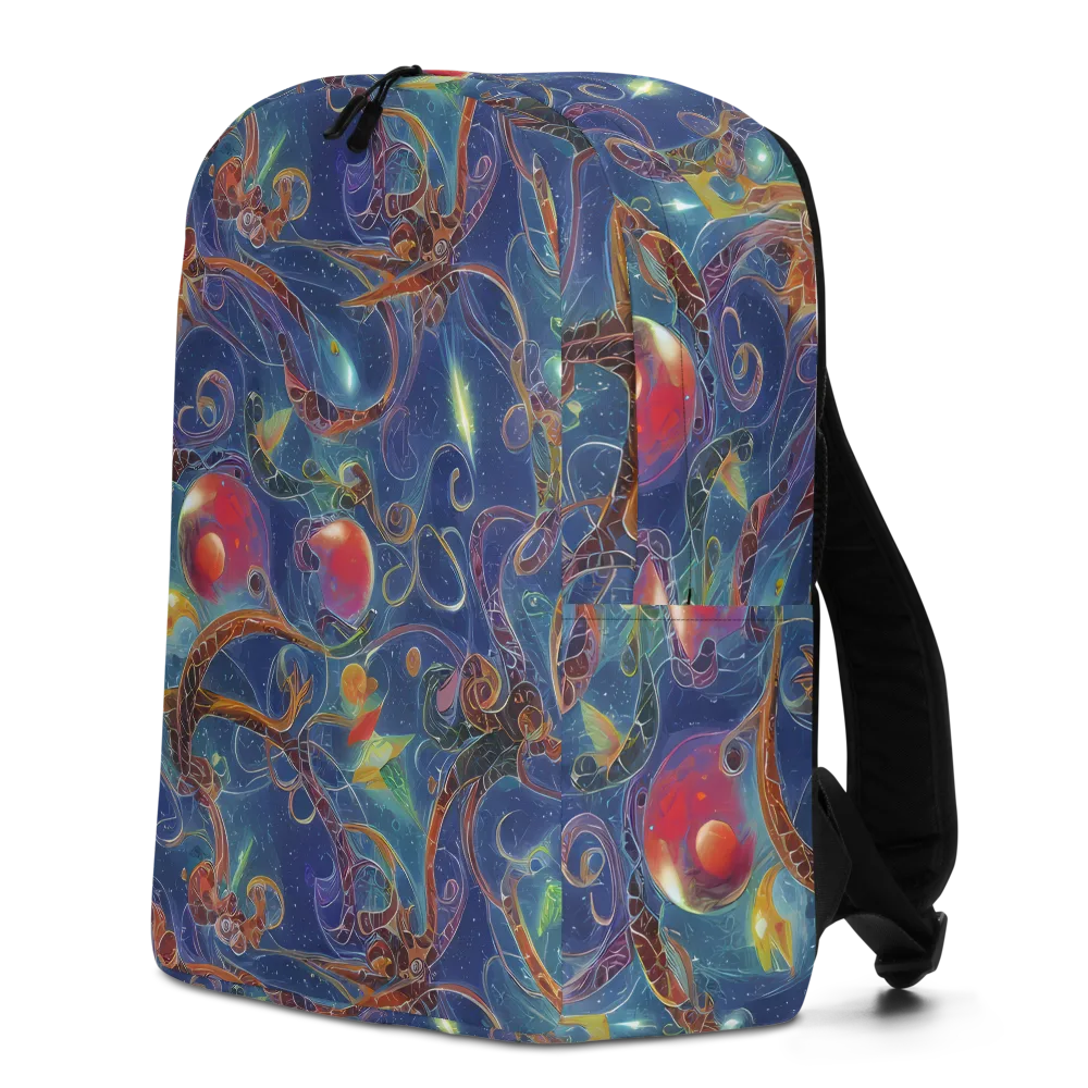 Sapphire Eden on Minimalist Backpack — Left
