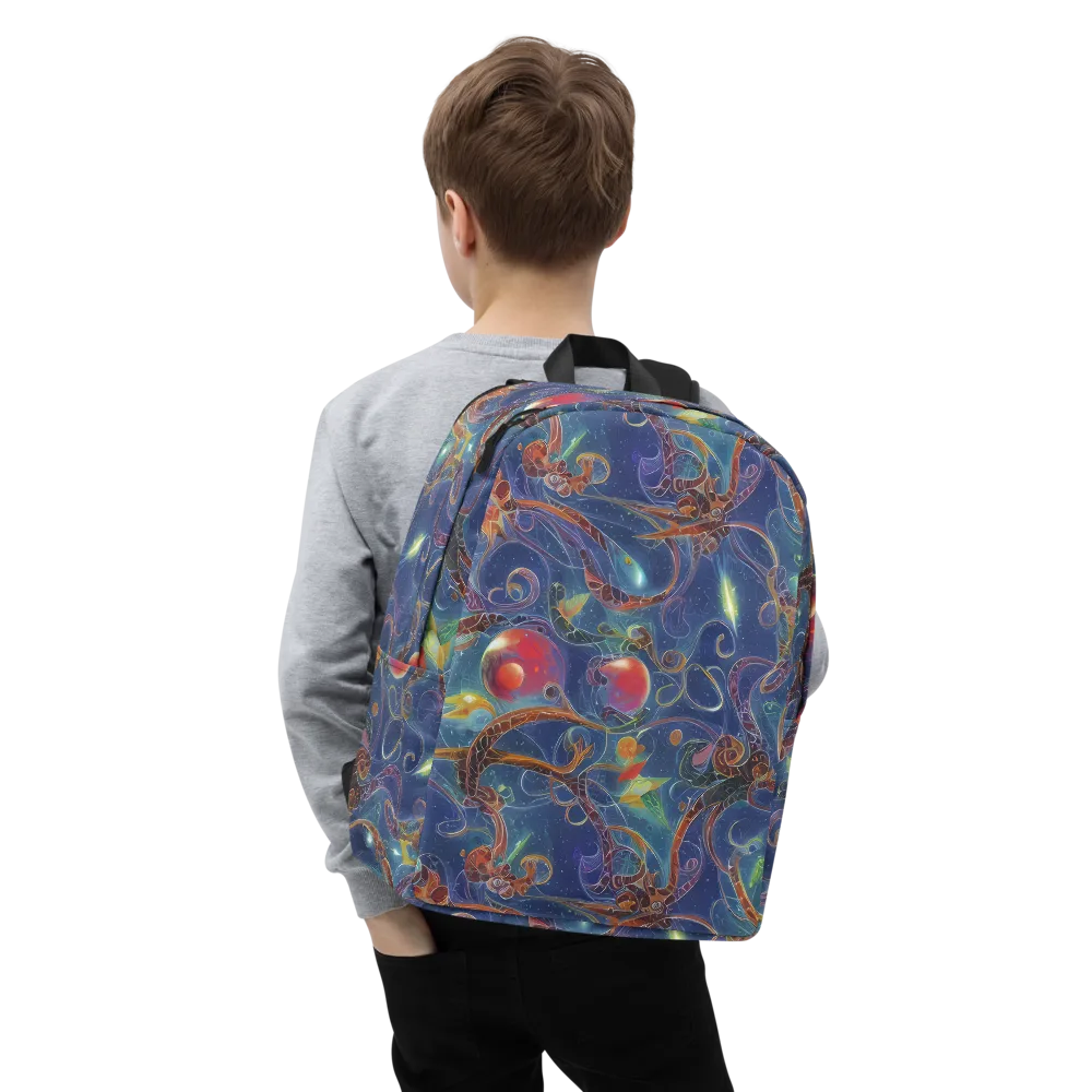 Sapphire Eden on Minimalist Backpack — Zoomed-in