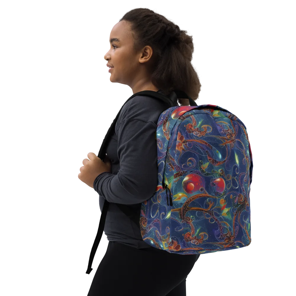 Sapphire Eden on Minimalist Backpack — Right Front