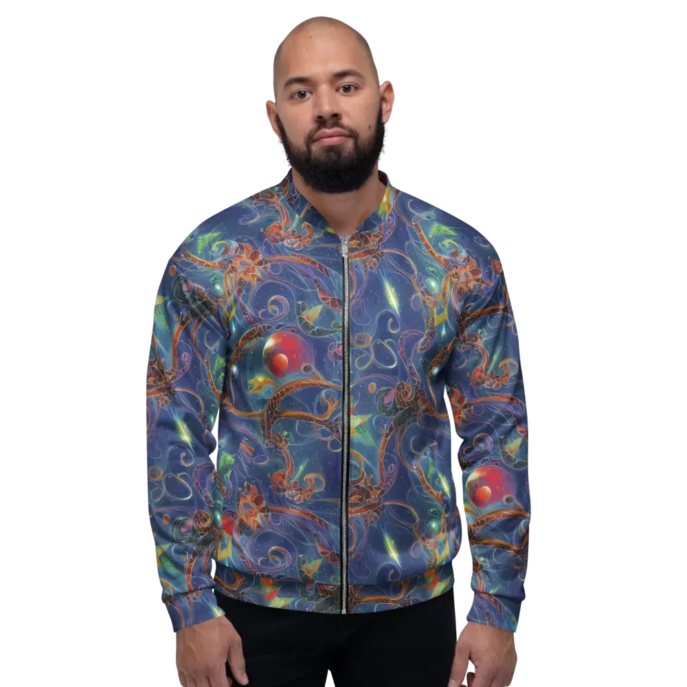 Sapphire Eden on Bomber Jacket — Front