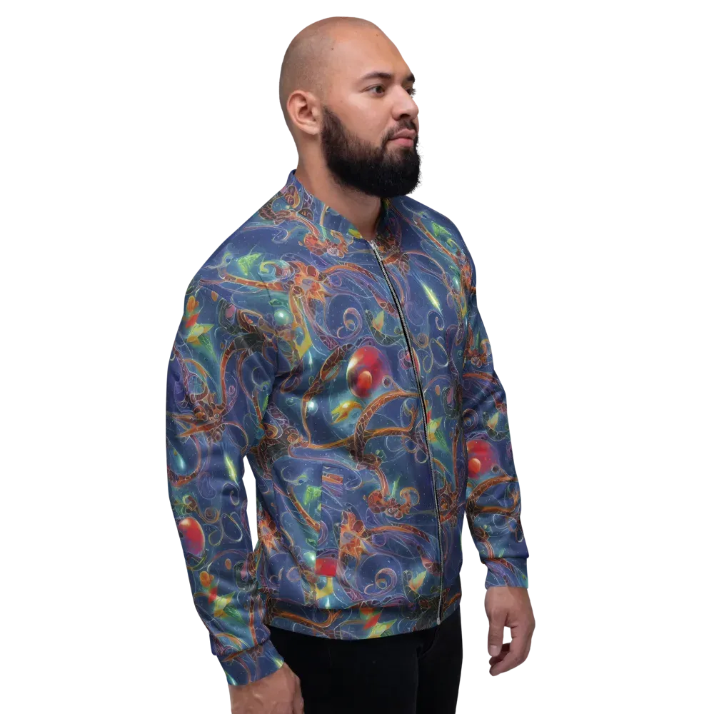 Sapphire Eden on Bomber Jacket — Right