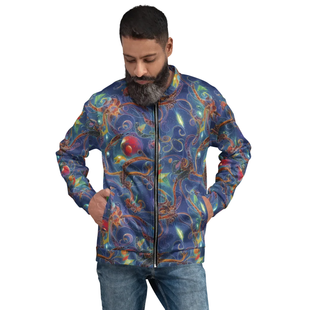 Sapphire Eden on Bomber Jacket — Front