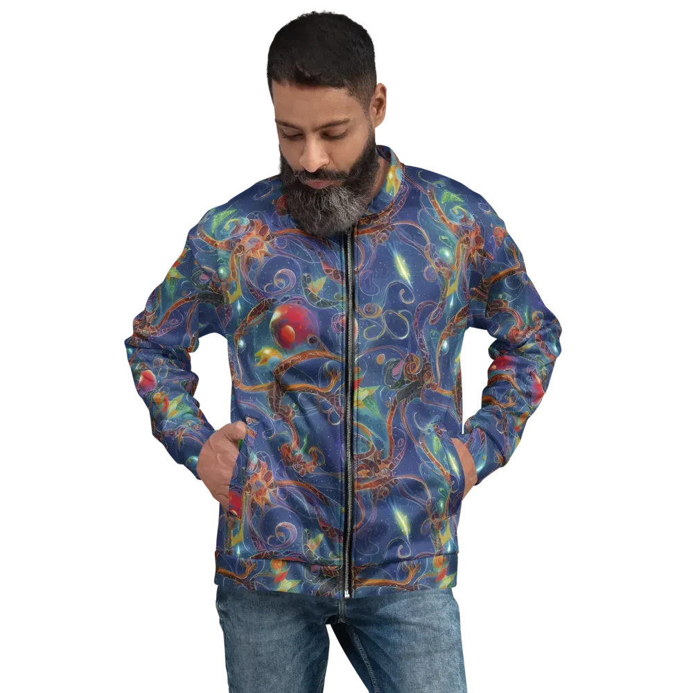 Sapphire Eden on Bomber Jacket — Front