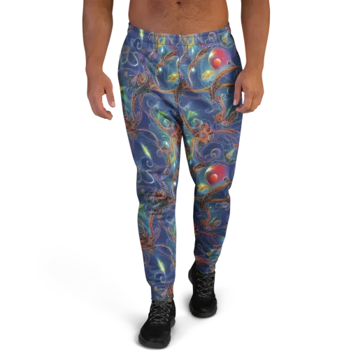 Sapphire Eden on a Men's Joggers