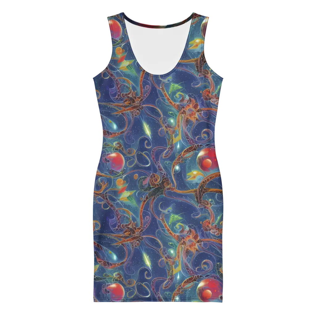 Sapphire Eden on Bodycon Dress — Front
