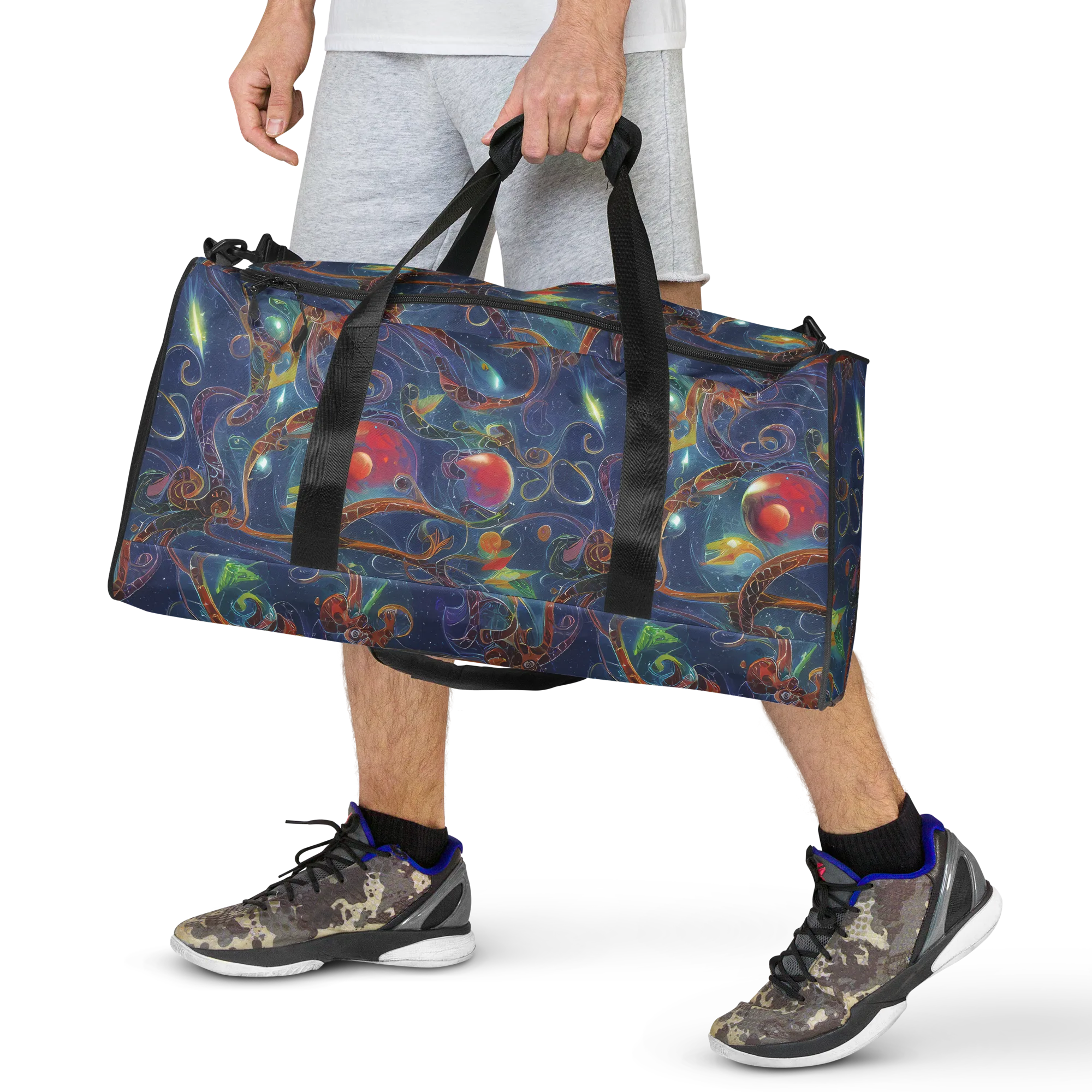 Sapphire Eden on Duffle Bag — Front
