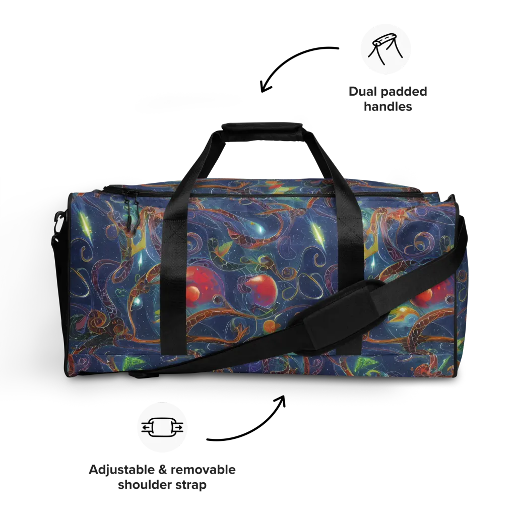 Sapphire Eden on Duffle Bag — Front