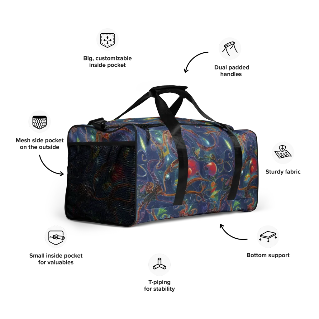 Sapphire Eden on Duffle Bag — Right Front