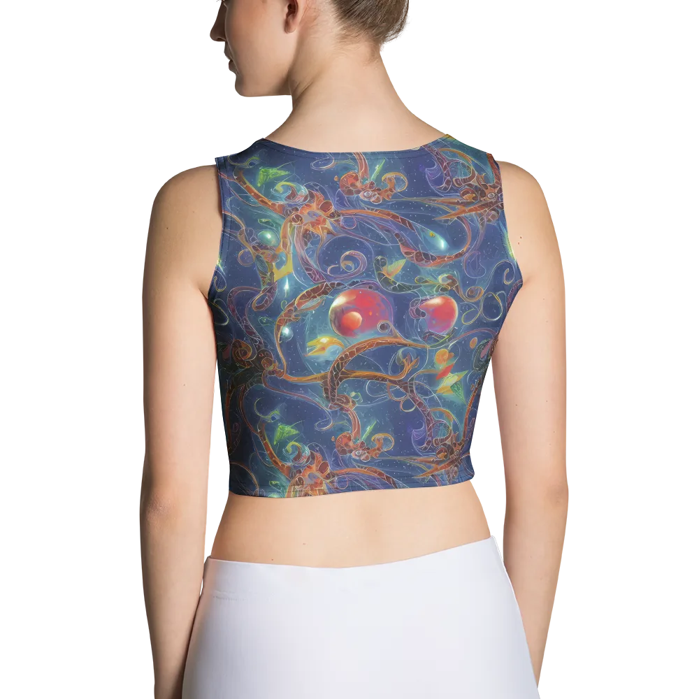 Sapphire Eden on Crop Top — Back