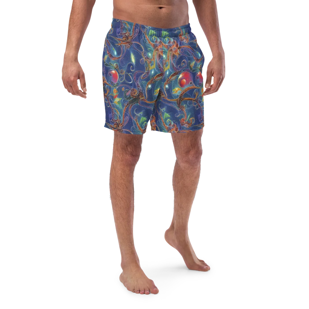Sapphire Eden on Swim Trunks — Front