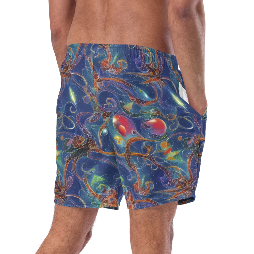 Sapphire Eden on Swim Trunks — Right Back