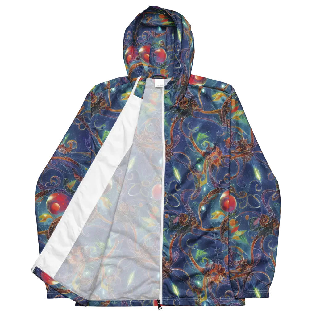 Sapphire Eden on Men's Windbreaker — Front