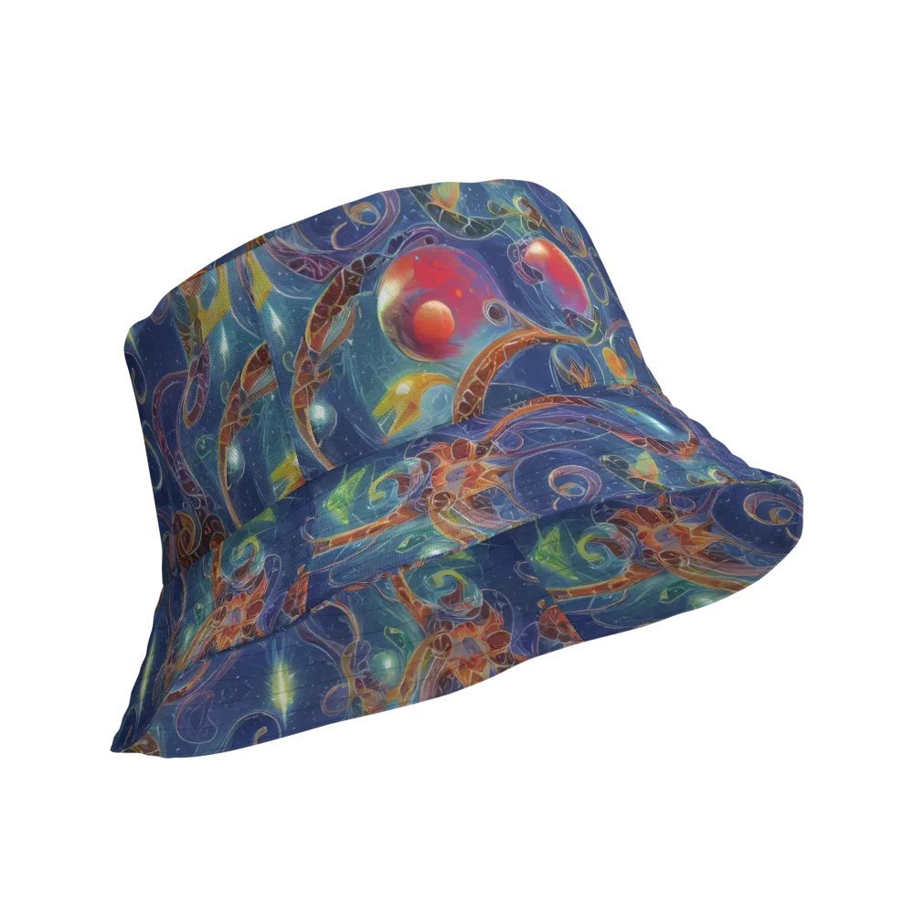 Sapphire Eden on Reversible Bucket Hat — Product details Outside
