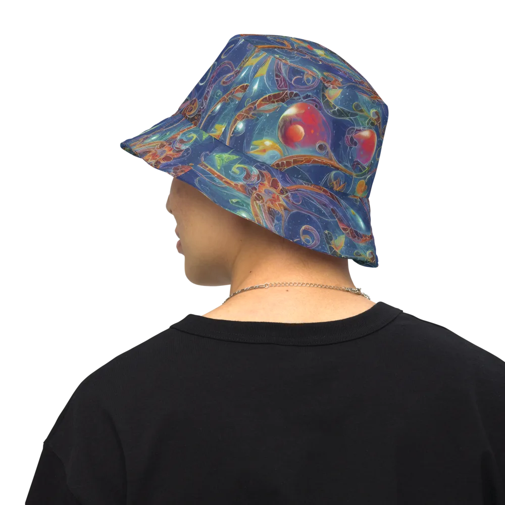 Sapphire Eden on Reversible Bucket Hat — Back Inside