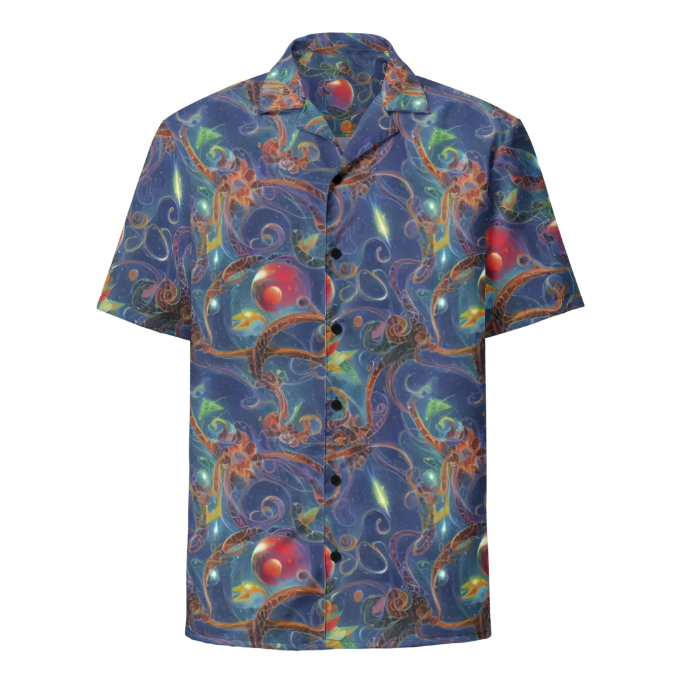 Sapphire Eden on Button Shirt — Front