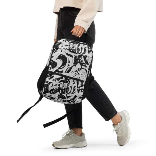 Inkstorm Bloom on a Utility Backpack